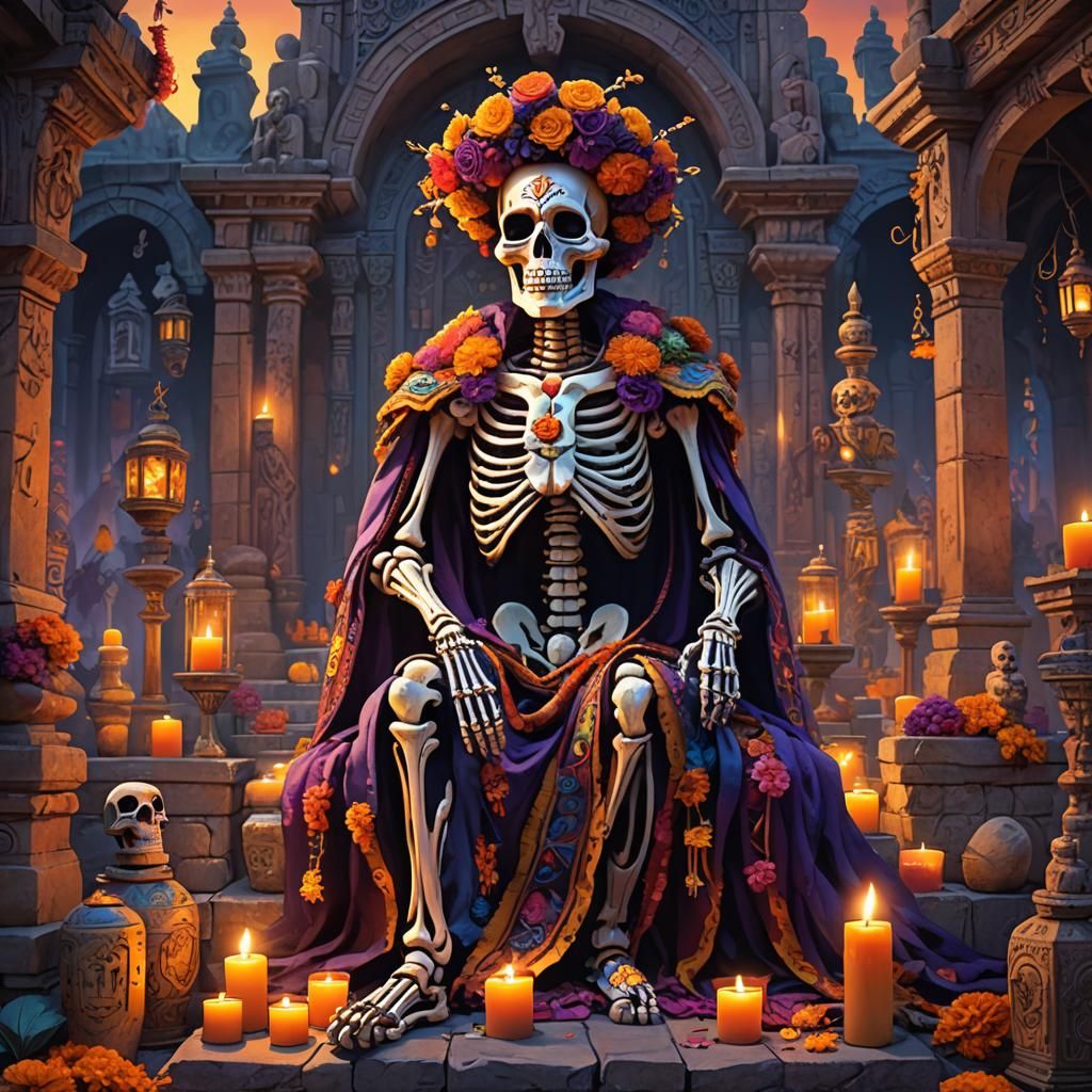 Day of the Dead Fantasy Art: La Muerte