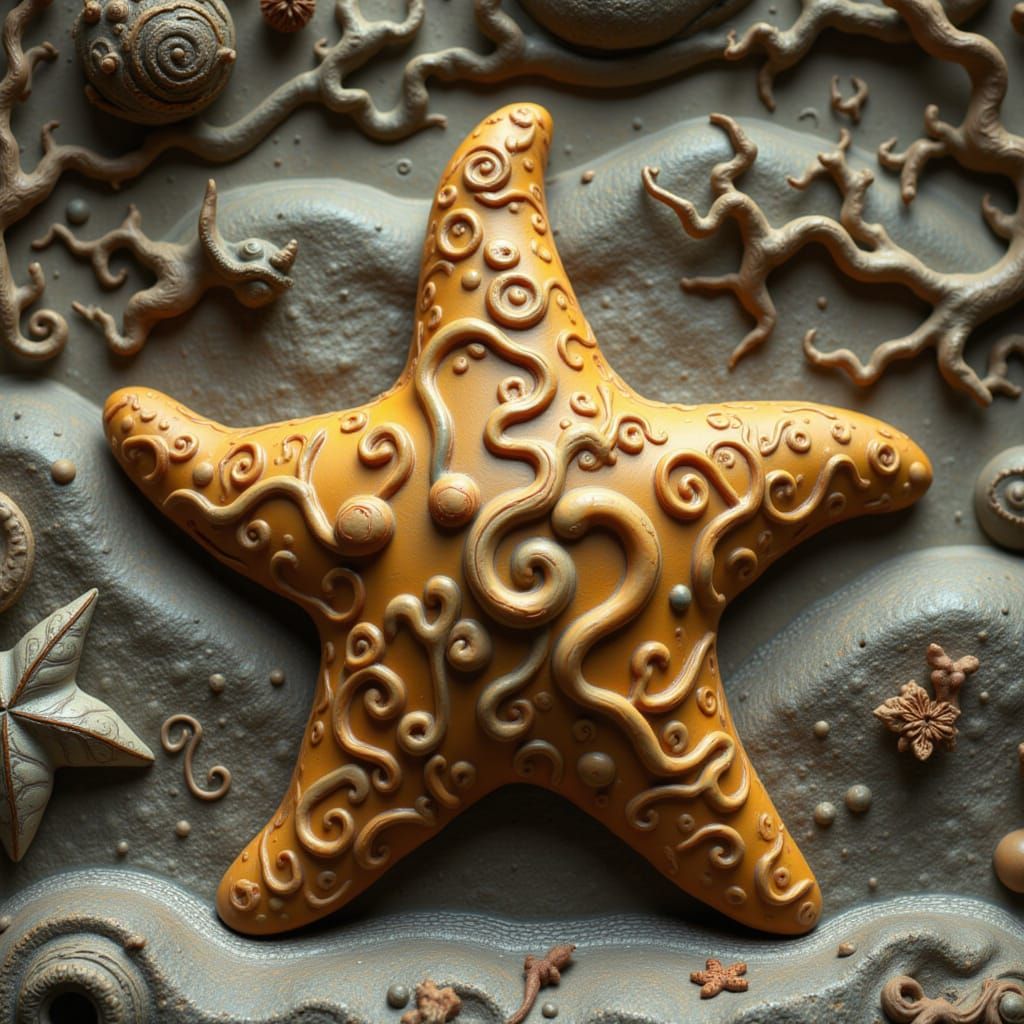 Starfish in Shadow Hills Style