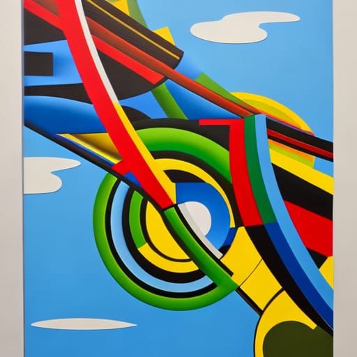 Watt Boulton Steam Engine as Fernand Leger Acrylic