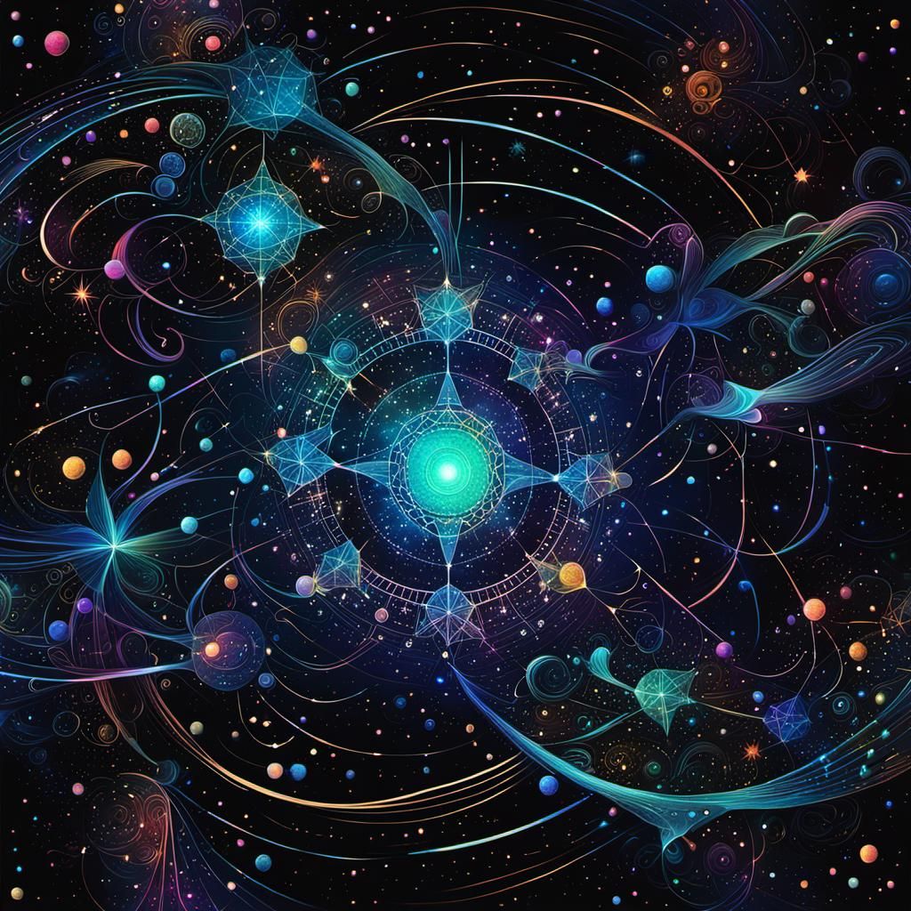 Holographic Zodiac Constellation in Mixed Media