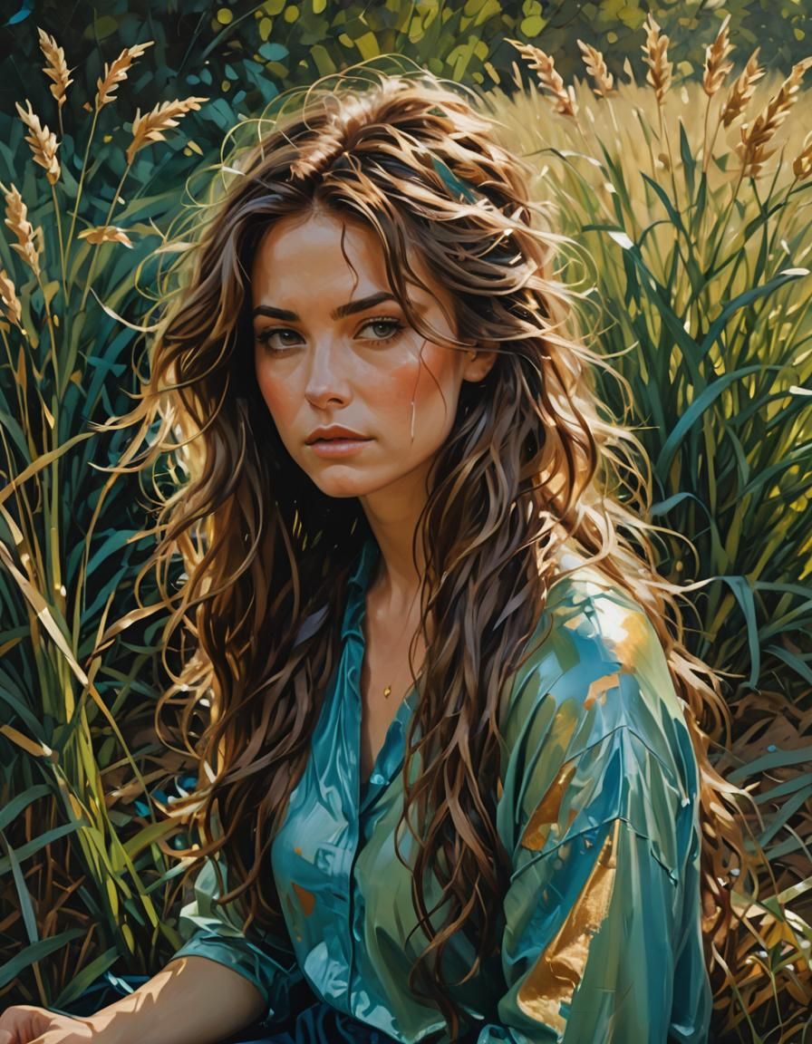 In the tall grass