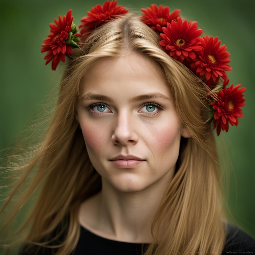 Teenage Girl Portrait in Professional Photography Style