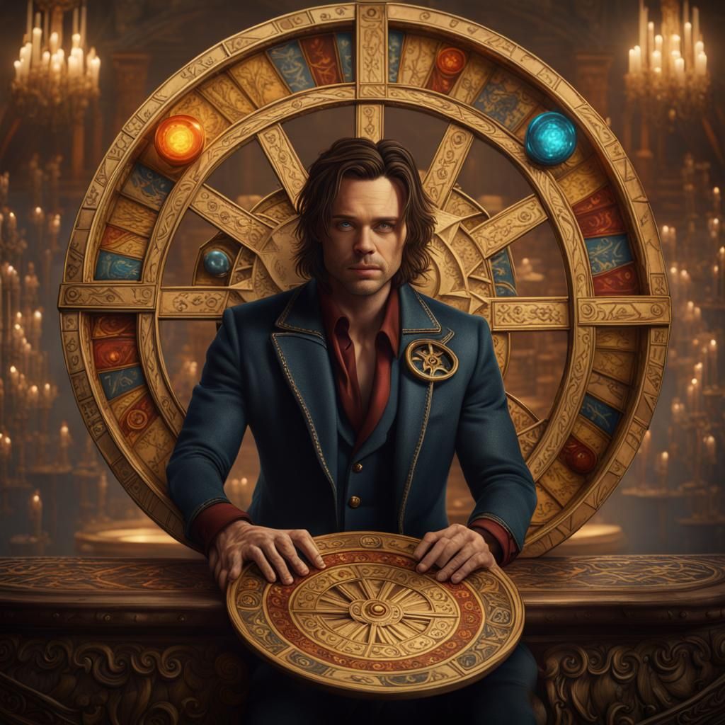 Sebastian Stan as Wheel of Fortune Tarot