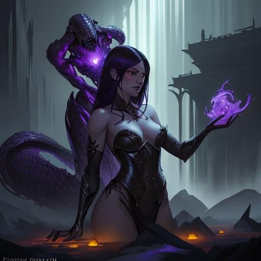 Lamia: Represents seduction, betrayal, and the dark side of romantic relationships.