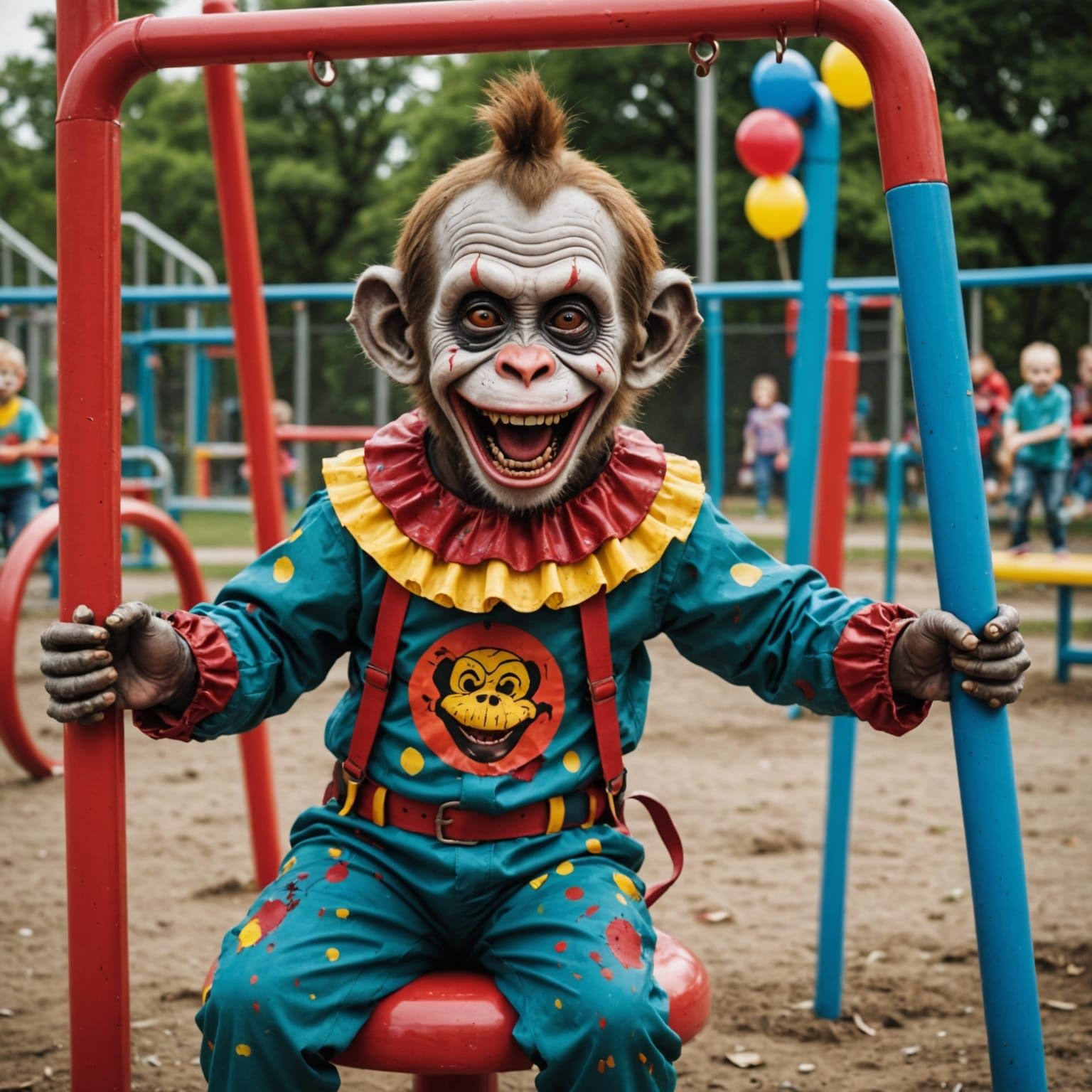 Zombie Monkey Clown Daycare: A Monstrous Playground
