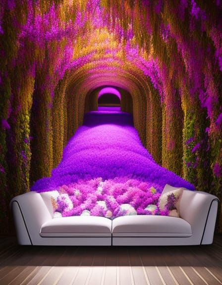 Lace and Wisteria Room in Magic Realism