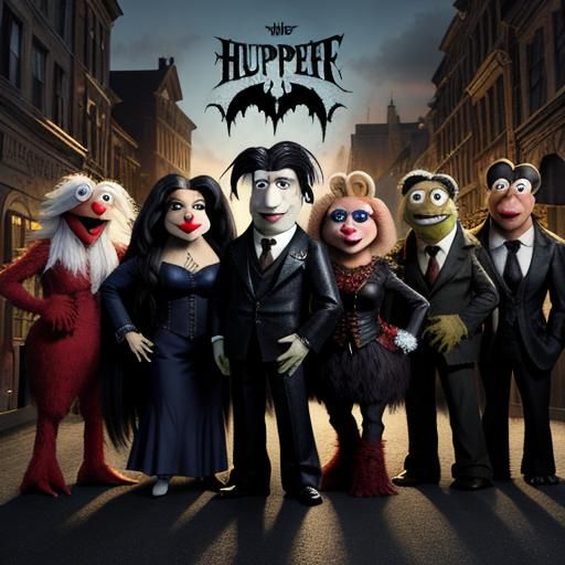 Vampires Transformed into Muppets with Wondering Looks