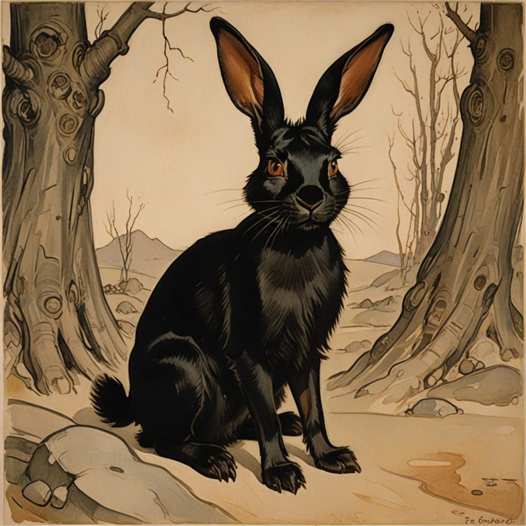 Evil Devil Possesses Ordinary Rabbit