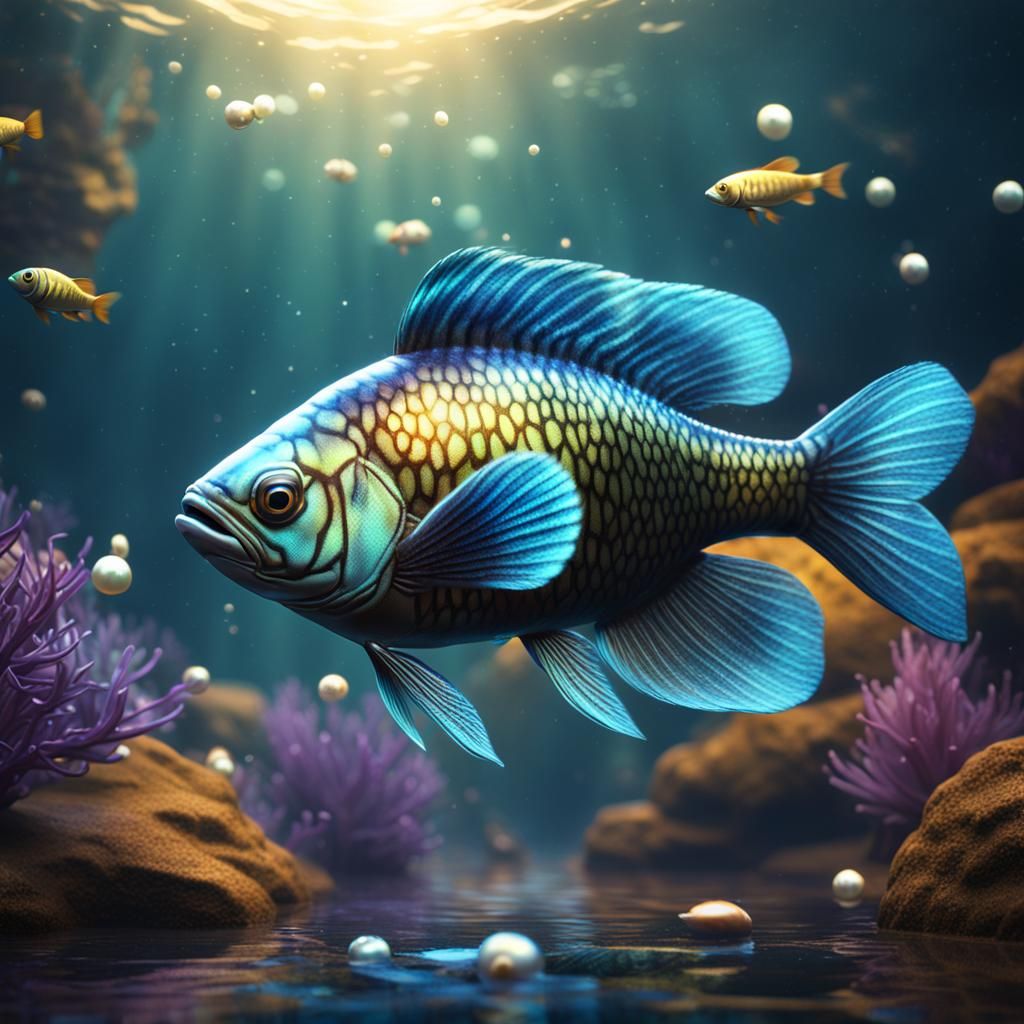 Celestial Pearl Danio Fish in River