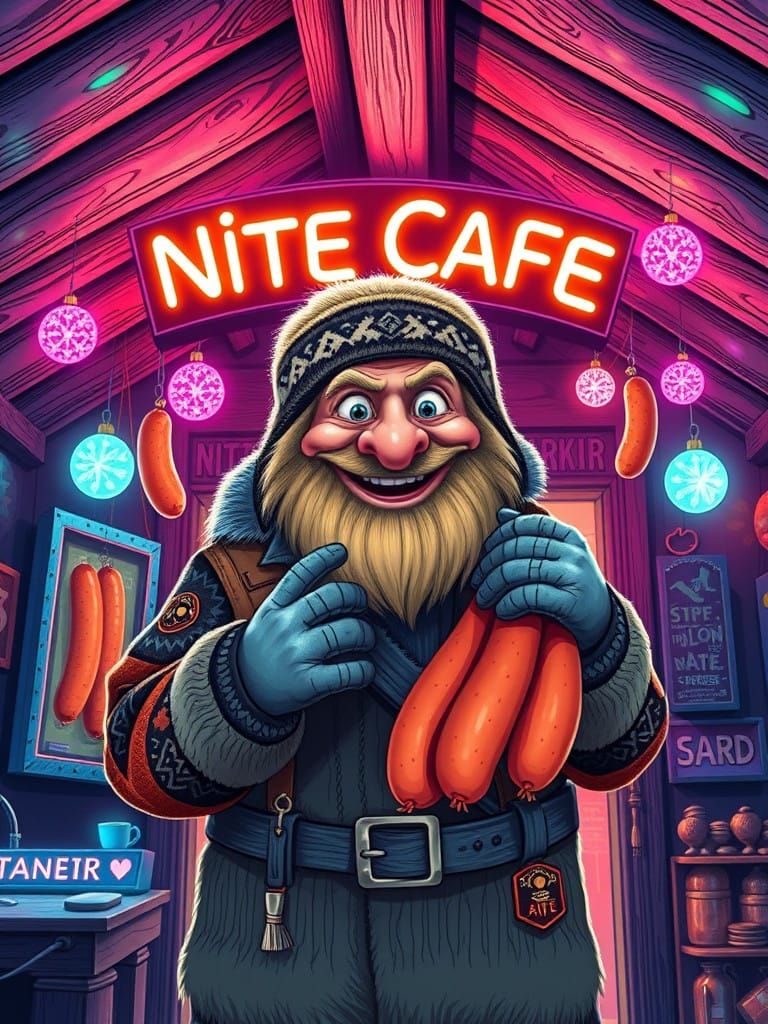 Futuristic Whimsy in Nite Café