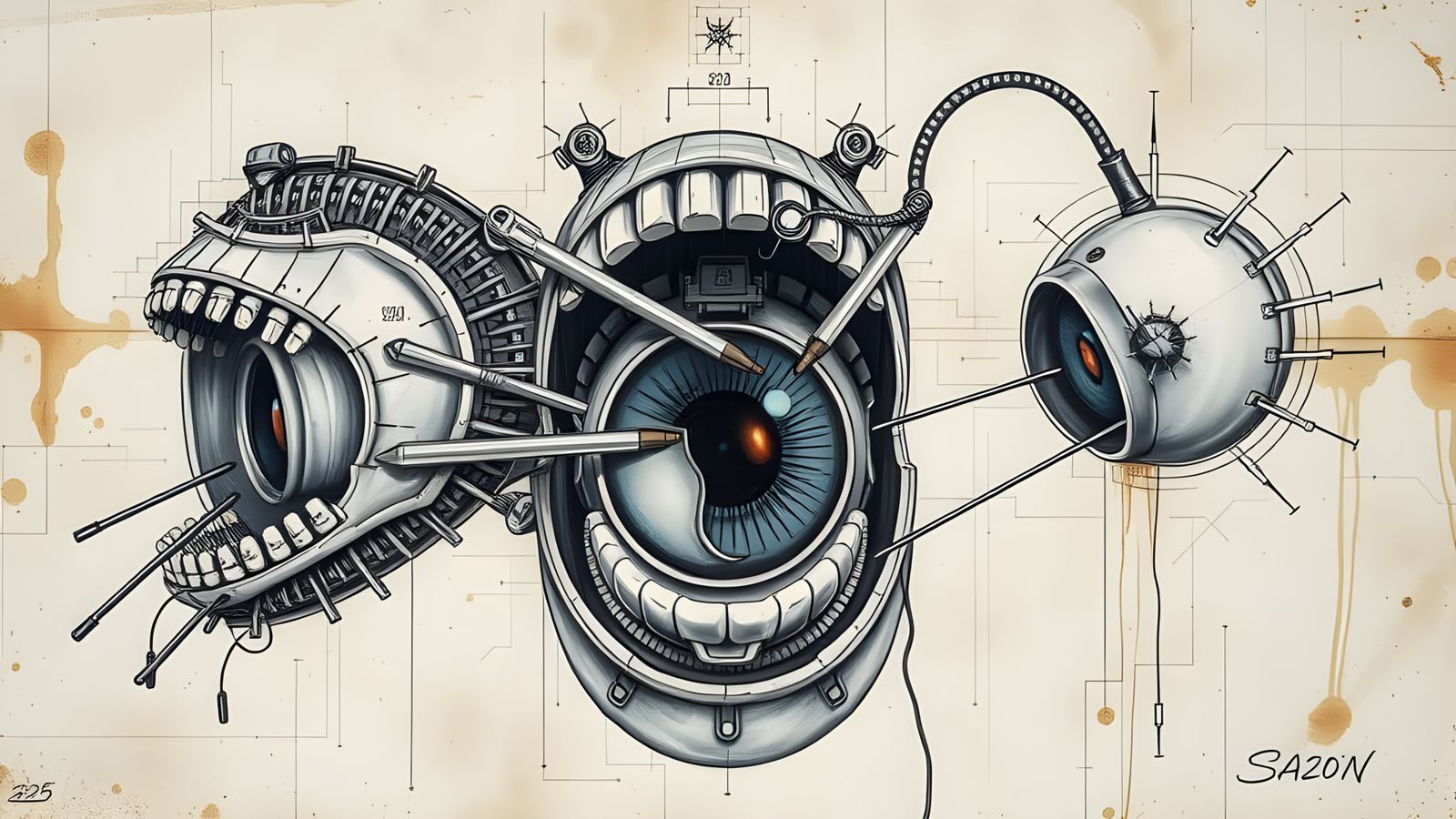 Detailed Dissection of a Mechanical Human Mouth