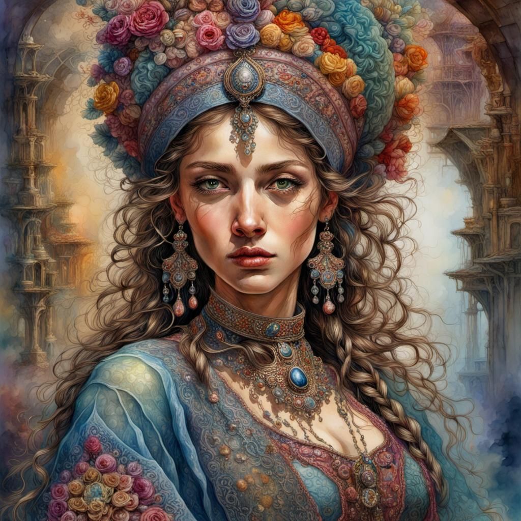 Traditional Turkish woman