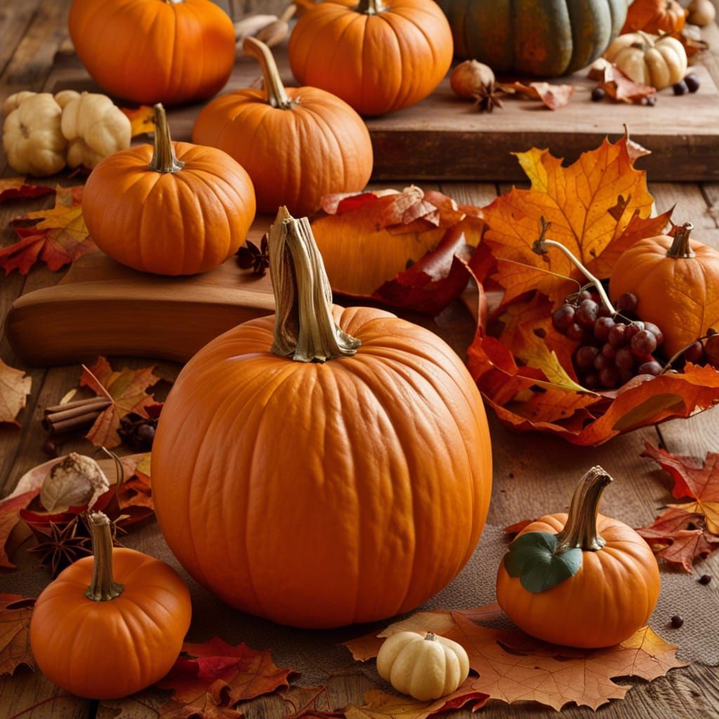 AI-Generated Spiced Pumpkin