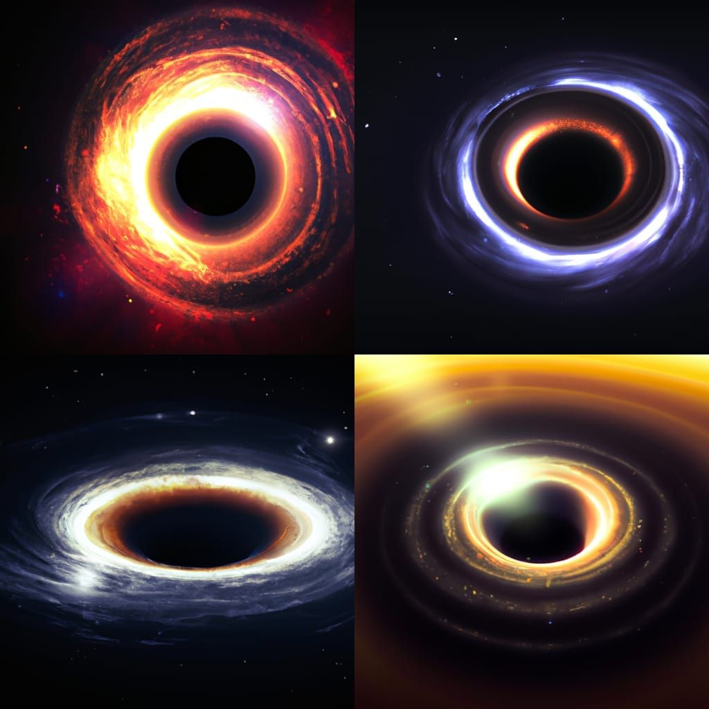 Photorealistic Black Hole with Accretion Disc
