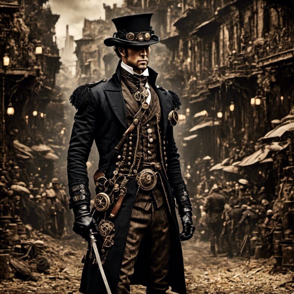 Yarn Steampunk World: A Fantastical Creation