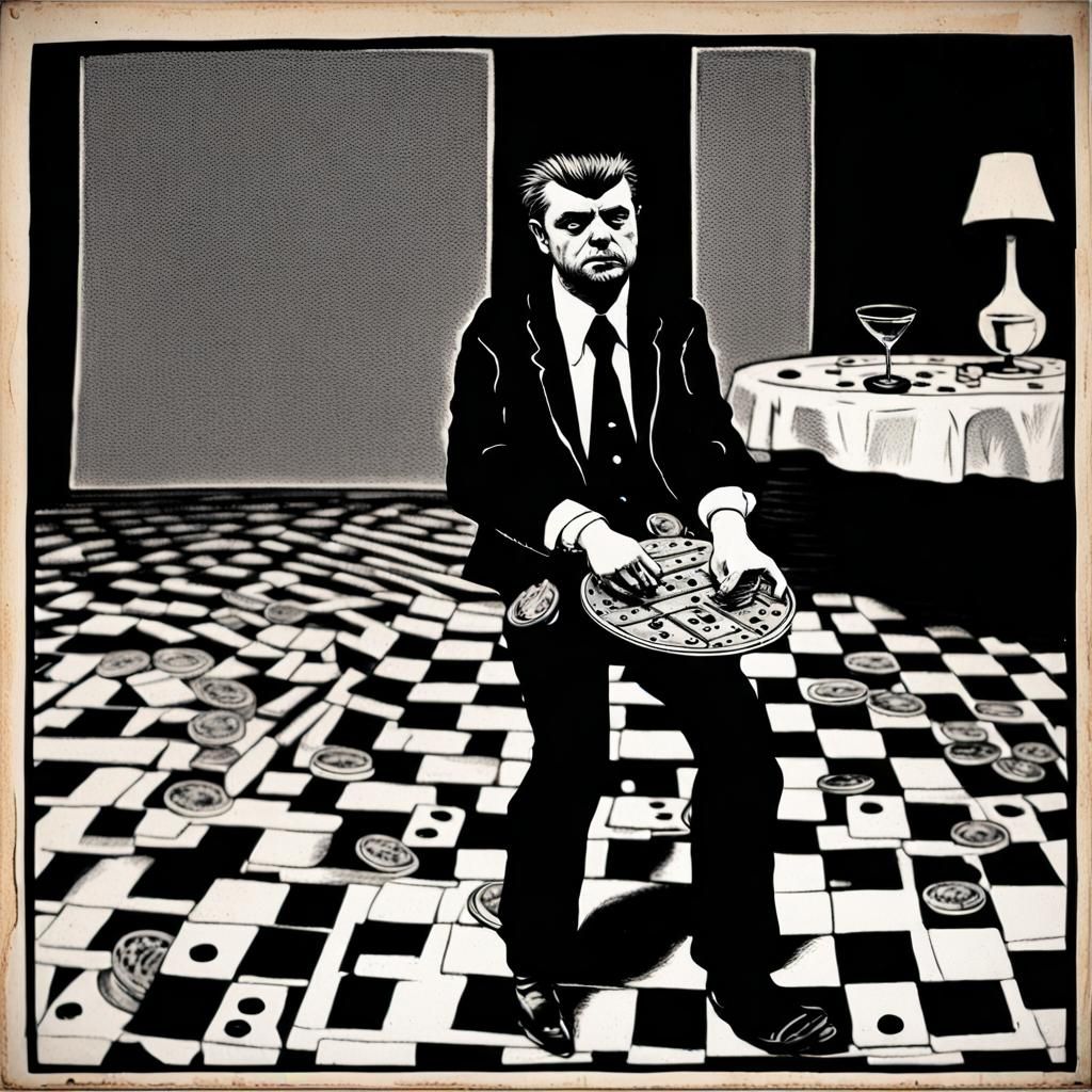 Visceral Scene in Expressionist Style