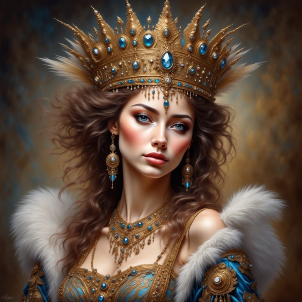 Penny knows how to wear a Crown