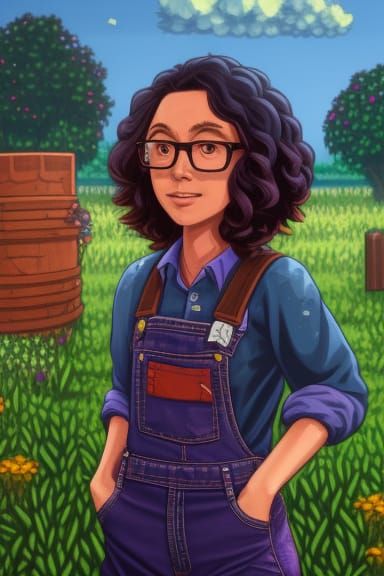 Maru from Stardew Valley: Hyperdetailed Concept Art