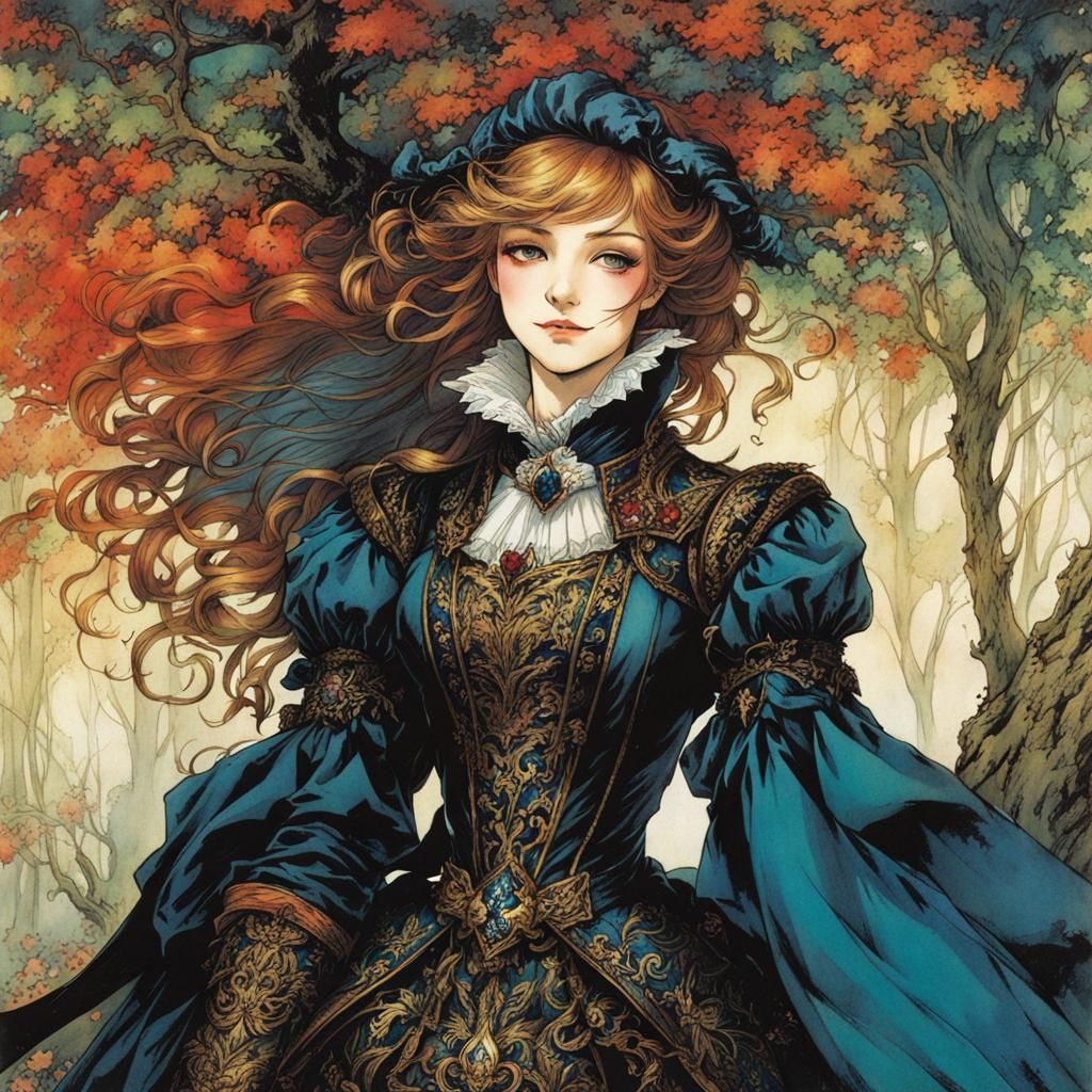 Cruel Fairytale Villainess in Anime Style