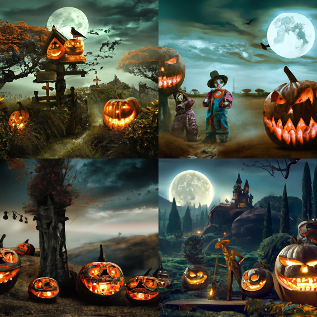 Malay Penanggalan Halloween Fantasy Concept Art