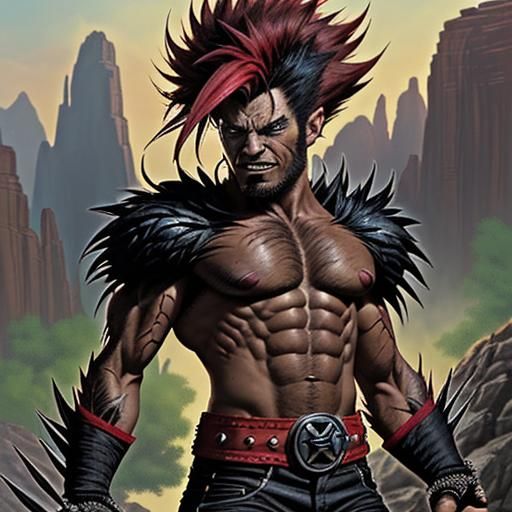 Howlet, the Savage Land son of Wolverine from his Jungle Adv...