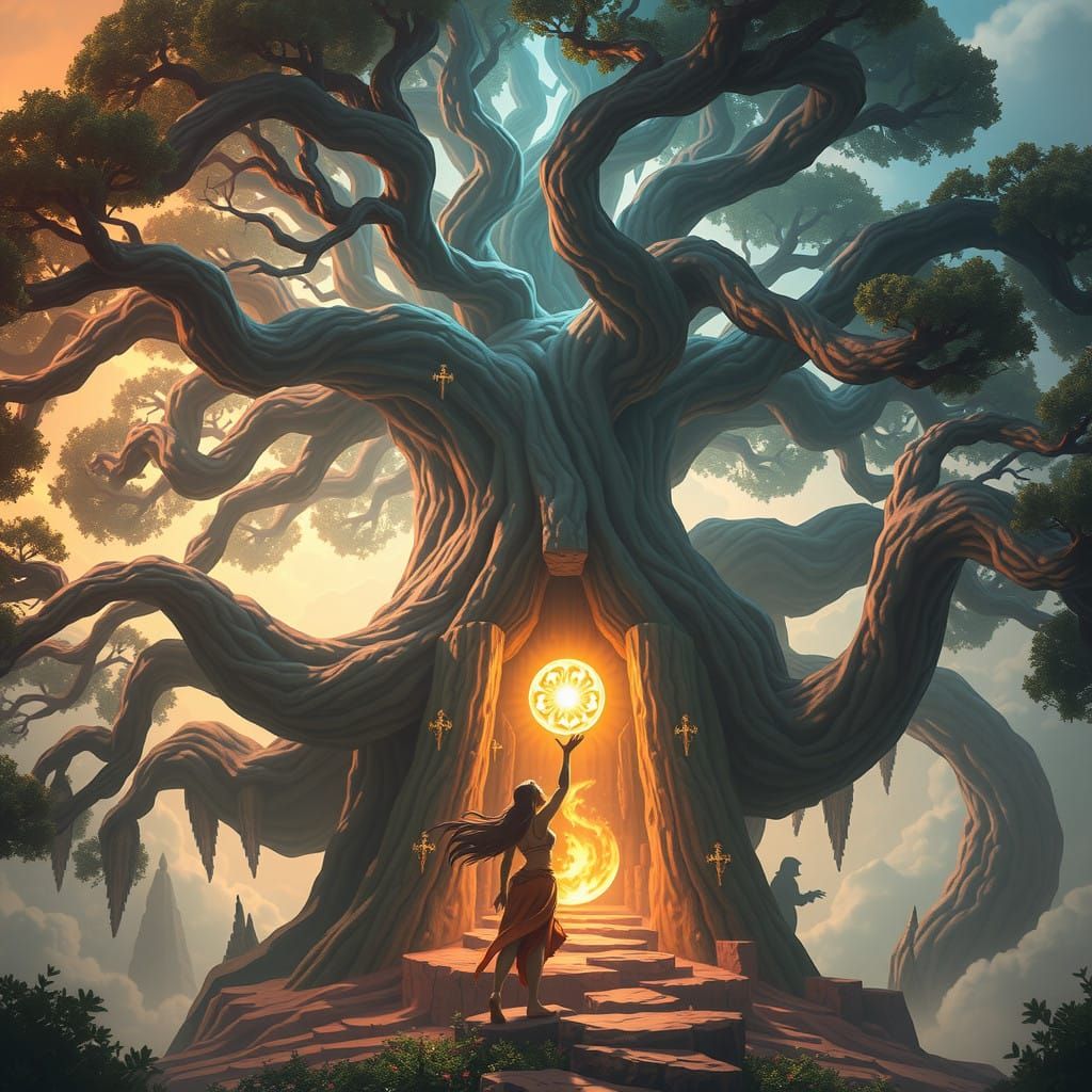 Ethereal Tree of Origins in Cosmic Landscape