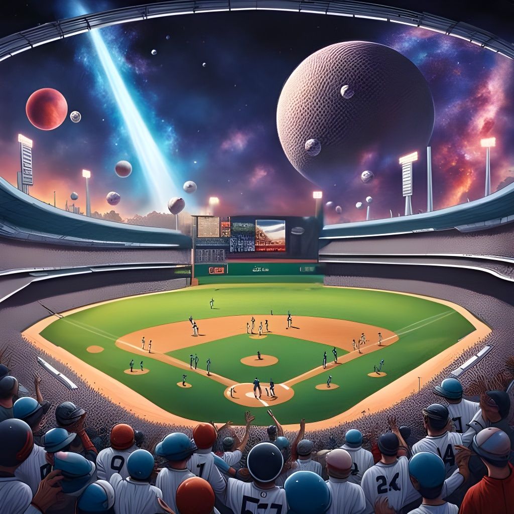 Intergalactic baseball game