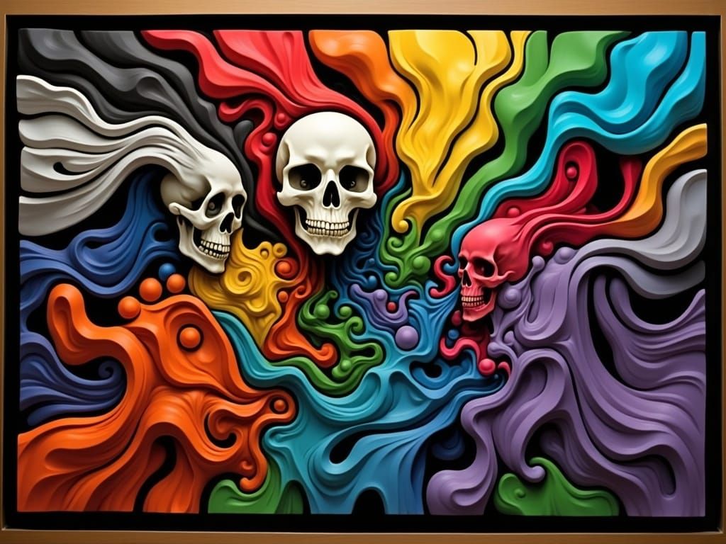 Esoteric Sculpture in Intricate 3D Form