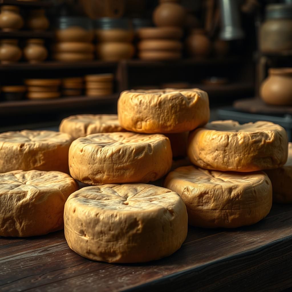 Limburger Cheese Still Life as Digital Art