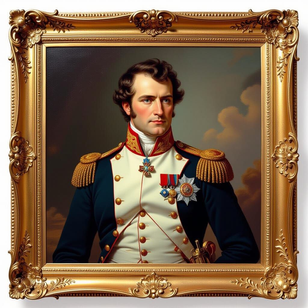 Napoleon on Horseback: 18th Century Portrait