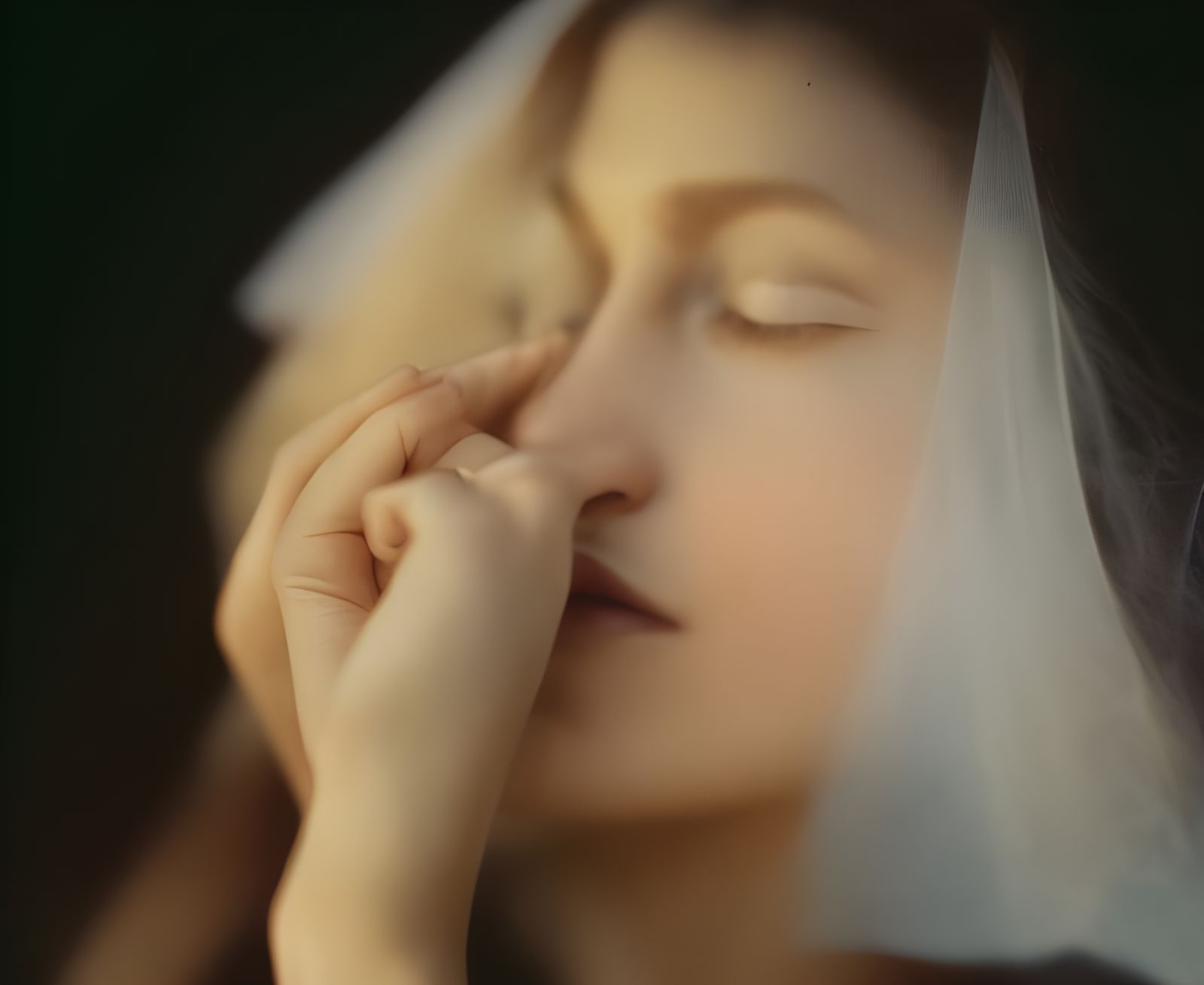 Renaissance Beauty in Golden Hour Light