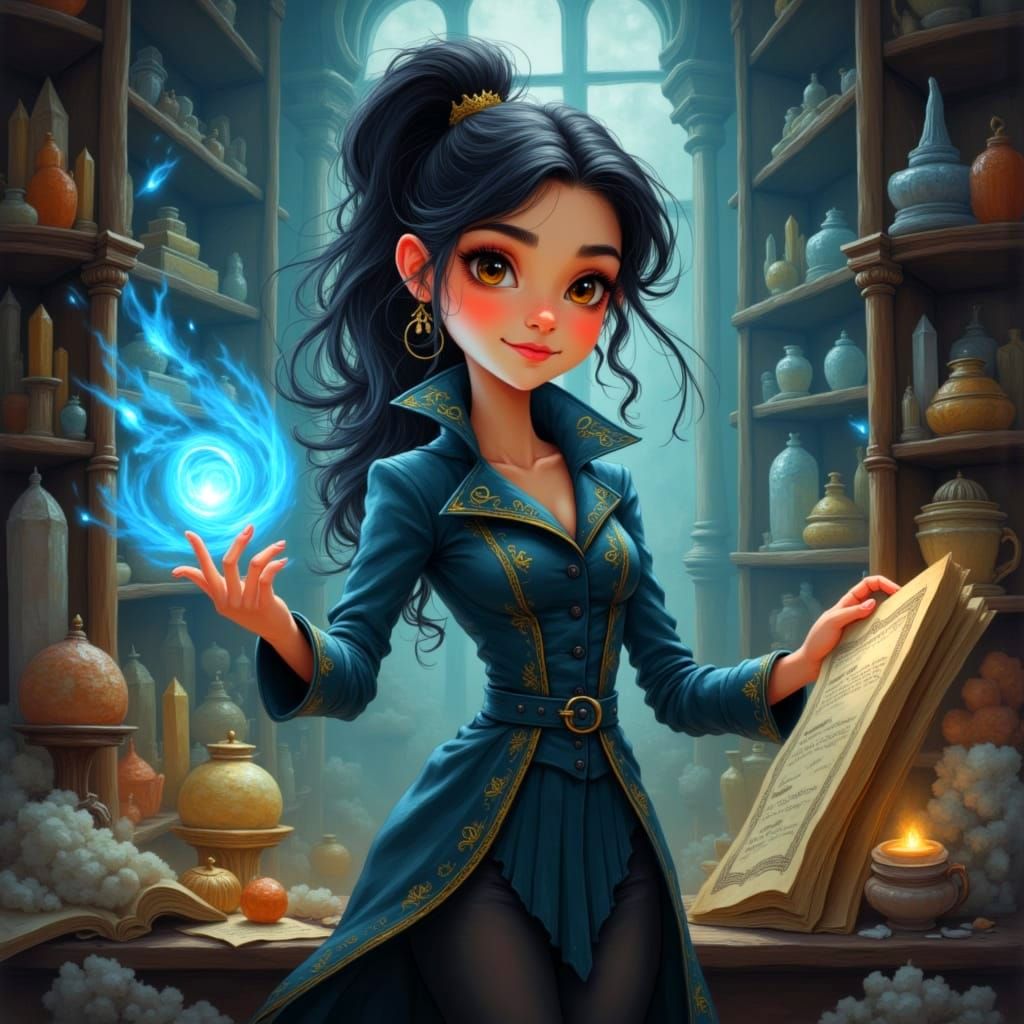 “Naughty Little Sorceress”