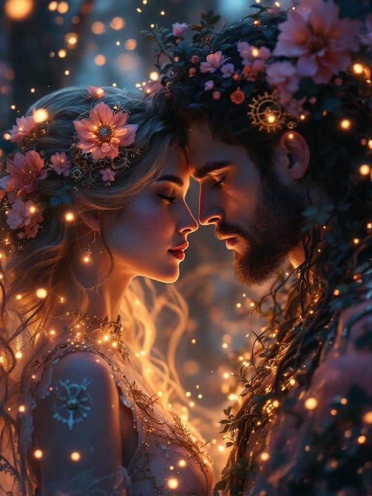 Romantic Clockwork Fantasy in Enchanted Groves