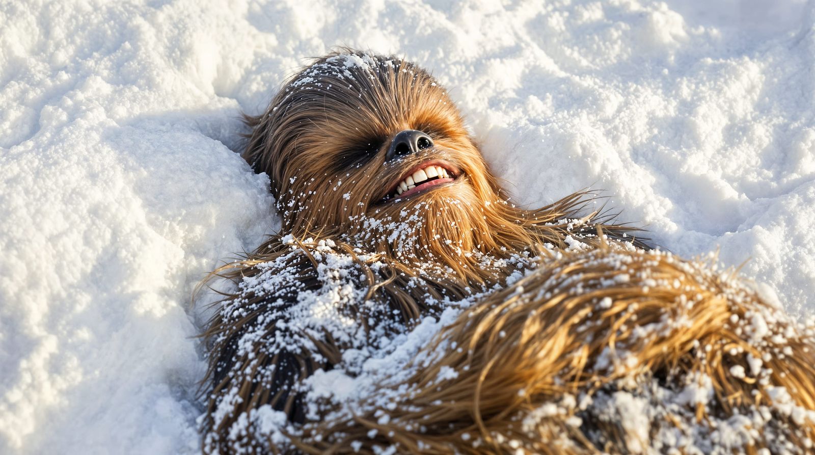 Chewbacca in Winter Wonderland