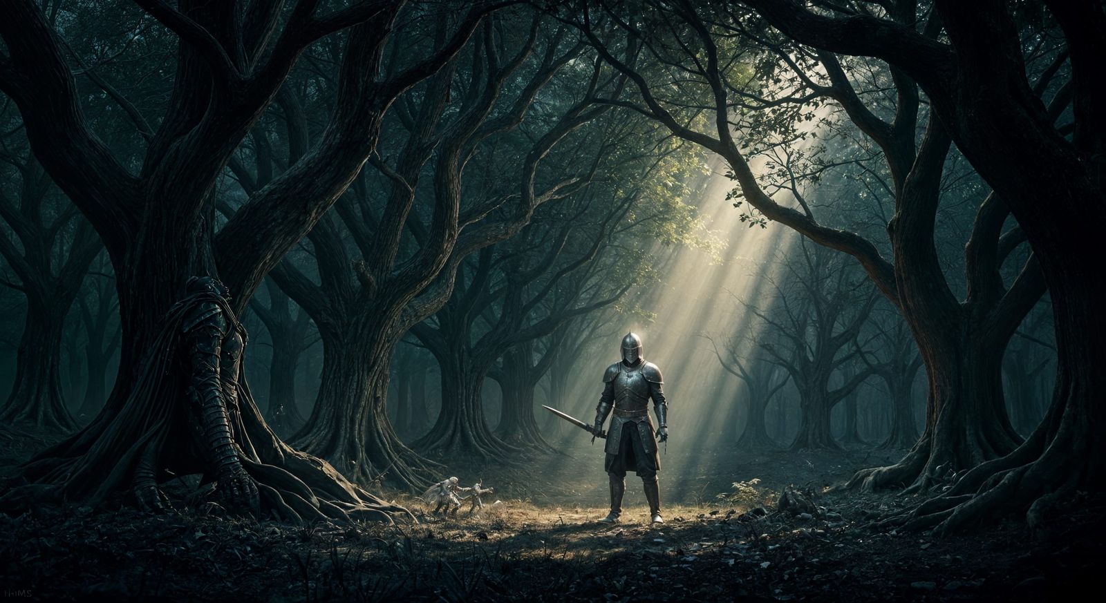 Knight's Last Stand Against Undead Horde