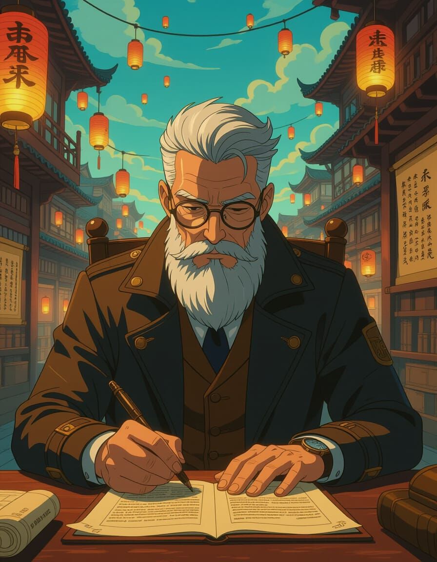 Steampunk Author in Asian Fantasy Realm