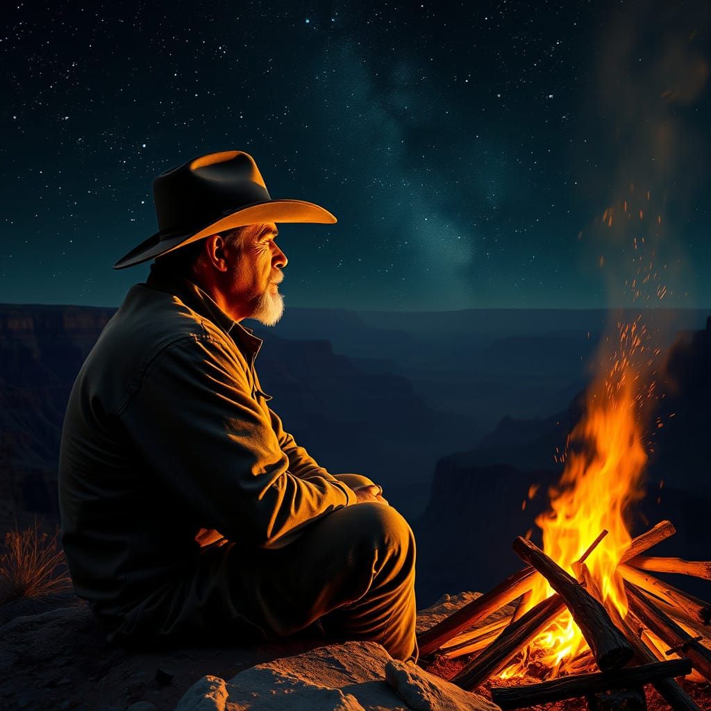 Serenity at the Grand Canyon's Edge