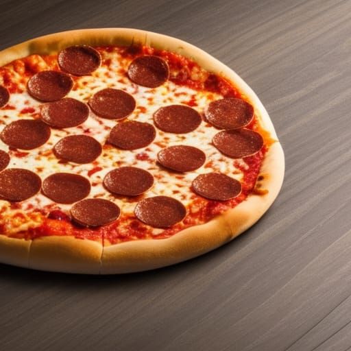 Delicious Meat Lovers Pizza in Natural Light