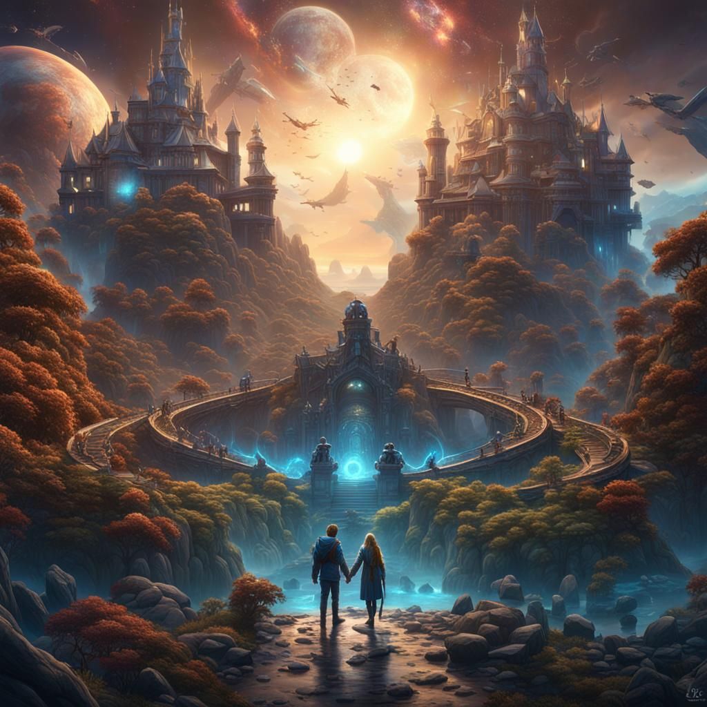 Universes Collide: Sibling Bond in Fantasy Art