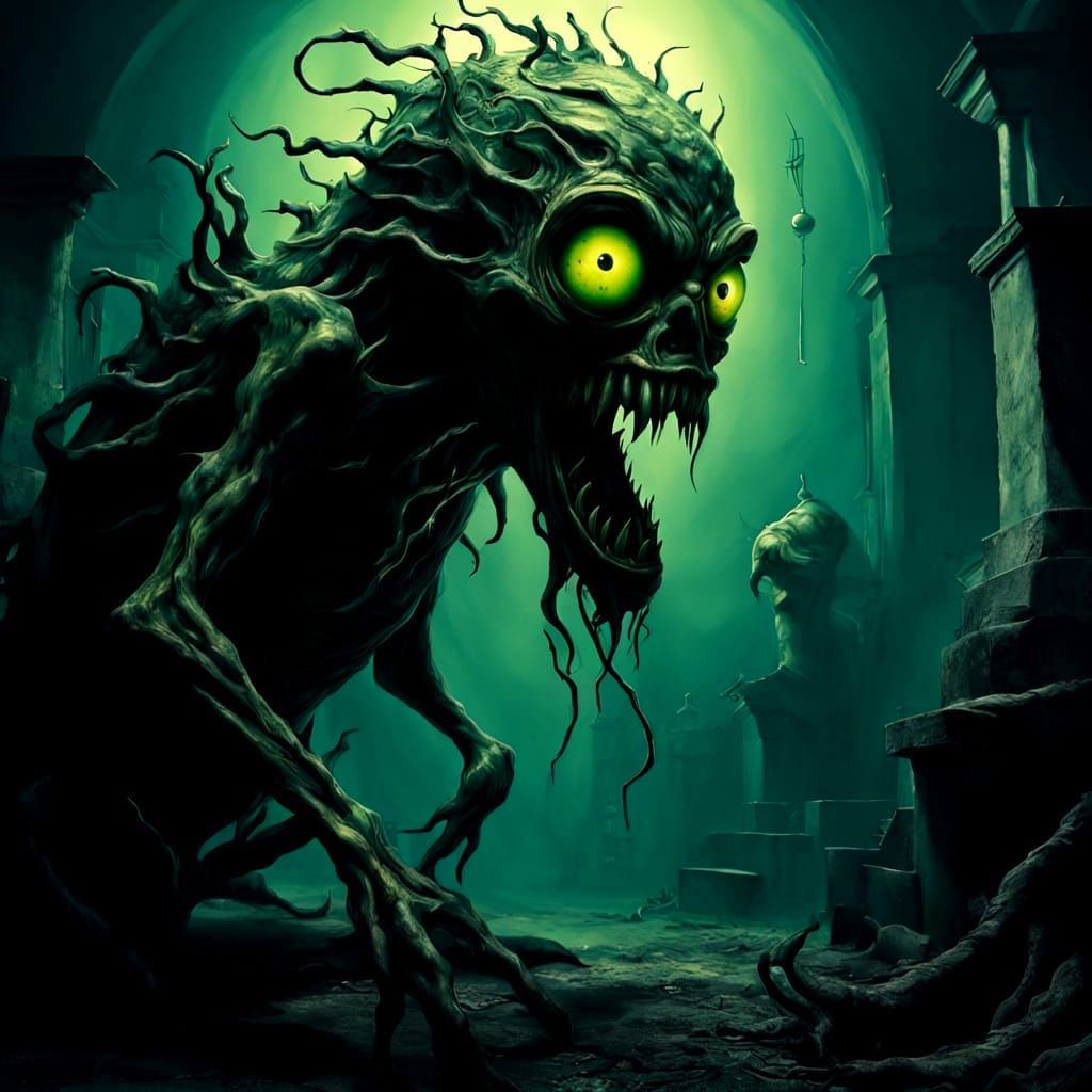 Ethereal Abomination in Dark Fantasy Art