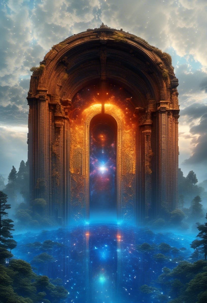 Interdimensional Portal to a Bright Realm