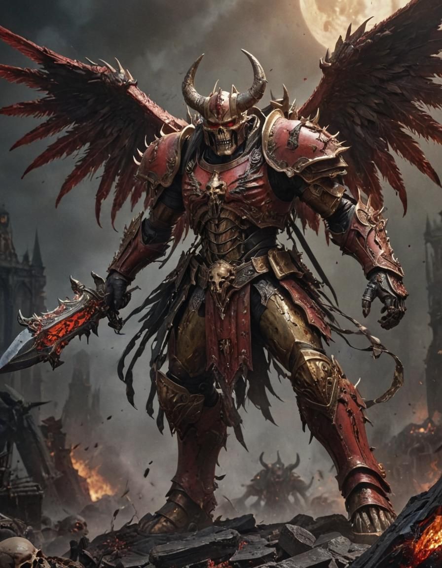Archangel Transforms Into Khorne, A Study in Duality
