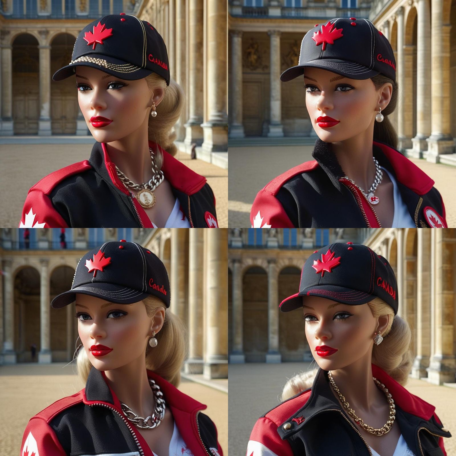 Barbie in Canada Equestrian Gear at Versailles