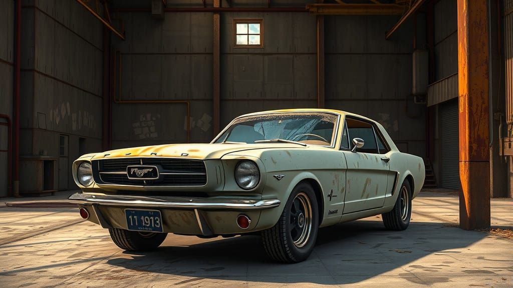 Decaying Industrial Beauty in Hyper-Realistic Style