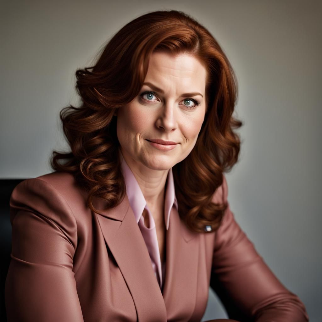 Curvy Woman in Hotel Portrait, Professional Photography