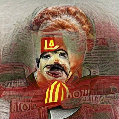 AI Interpretation: Stalin as Ronald McDonald