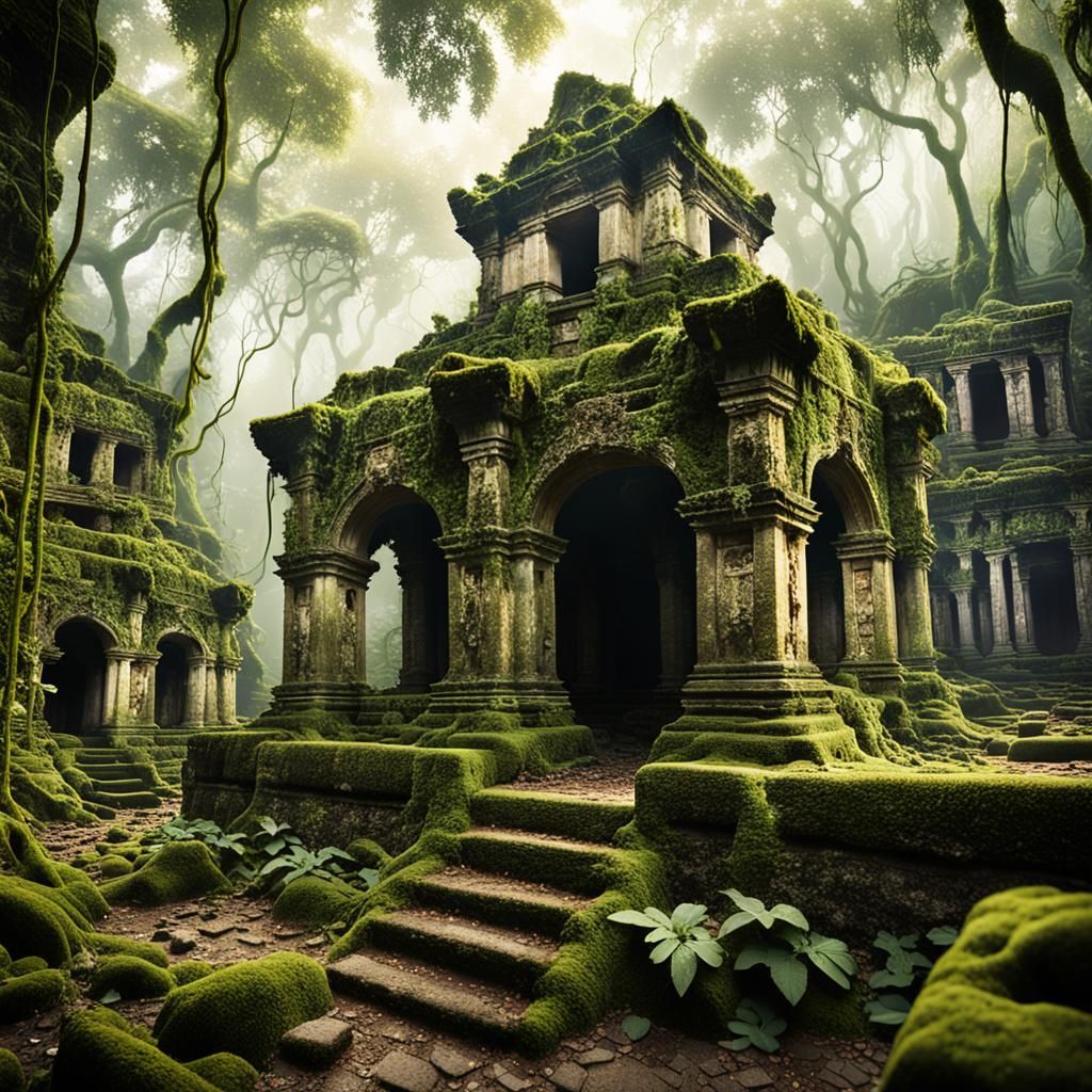 Jungle Ruins: Ancient Stone Structures in National Geographi...