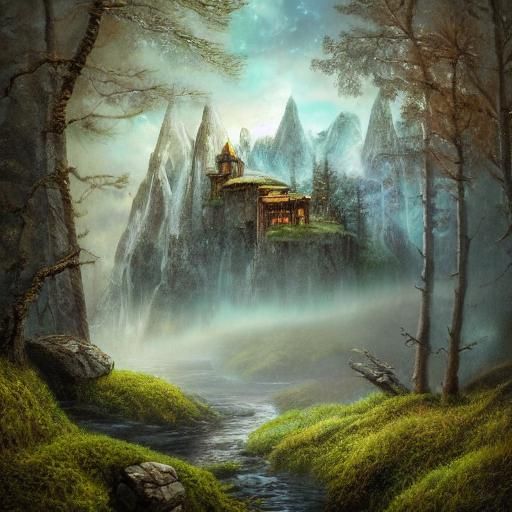 Steampunk Metronome in Tundra, Cinematic Concept Art