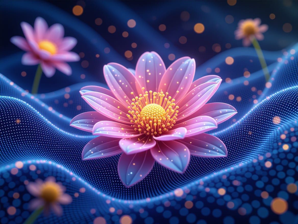 Quantum Dot Ditsyflowers Semiconductor Nanocrystals on Hyperdrive in the Visited Nonscape