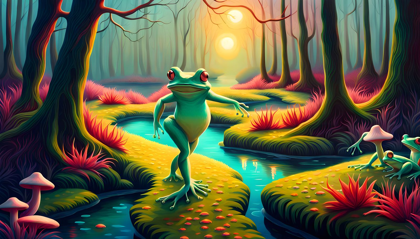 Hyperrealistic Sci-Fi: Fairy in Galactic Landscape